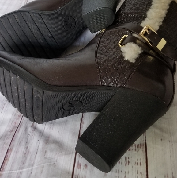 MICHAEL Michael Kors Leather Heeled Boots - Picture 3 of 16